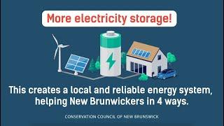 Electricity Storage for a Reliable and Resilient New Brunswick