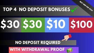 The top 4 No Deposit Bonuses For 2024 | No deposit required