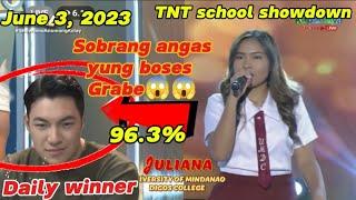 June 3, 2024, TNT school showdown, Daily Winner, Sobrang angas yung boses, Grabe #tawagngtanghalan