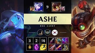 Ashe ADC vs Ziggs - KR Challenger Patch 14.24