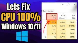 FIX CPU Usage 100% in Windows 10/11 | FIX High RAM Usage