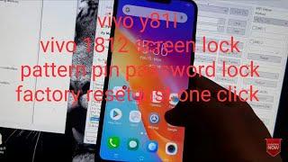 Vivo y81i Vivo-1812 screen lock remove Factory reset pattern pin password face lock remove one clak