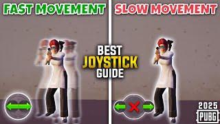 How To Find Your  Best Joystick Size and Position | Fastest Movement Guide | Bgmi / Pubg Mobile