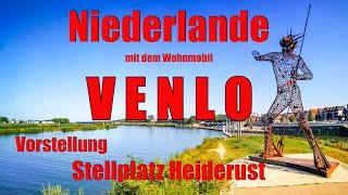 Venlo mit dem Wohnmobil, Niederlande, Vorstellung Stellplatz Heiderust, Reisebericht