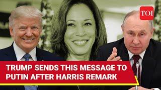 Trump's Special Message For Putin After 'Support Kamala Harris' Remark; 'Well, Your Favour...'