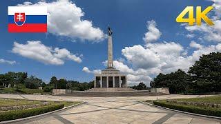 Slovakia - Bratislava - Blue Church - Slavin - Walking Tour 4k