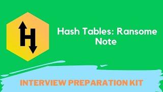 HackerRank Hash Tables: Ransom Notes problem solution in Python | Interview Preparation Kit