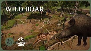 Mud ´n Moss: Wild Boar Habitat Speed Build Planet Zoo - Zoof Discord Community Zoo