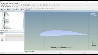  ANSYS DESIGN MODELER - NACA 4412 - Import Points - Part 2B/4