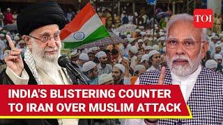 India Clashes With Iran In Rare Fight Over Khamenei's Muslim Attack;  'Don't Preach, Look Within'