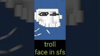 troll face in sfs #games #sfs #space #memes #meme