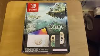 Talking Geeky Stuff: Legend Of Zelda Tears Of The Kingdom OLED Switch Unboxing