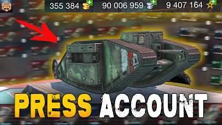 How to get PRESS ACCOUNT for FREE? // All Ways 2024 in WoT Blitz