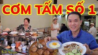 CƠM TẤM SỐ 1 NGUYỄN TRÃI QUẬN 1 CHỈ BÁN TỪ SÁNG TỚI TRƯA || Ẩm thực Sài Gòn || Nick Nguyen