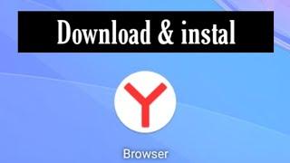 Cara Download Yandex Browser & cara atasi tidak bisa instal Yandex browser
