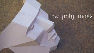 How to build a low poly mask