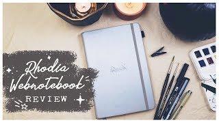 Rhodia Webnotebook Review: SHOULD YOU BUY IT?  In-Depth Bullet Journal Notebook Review