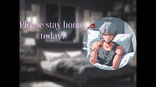 Taking care of your sick Boyfriend | [M4F] [ASMR RP] "Please stay home today.."