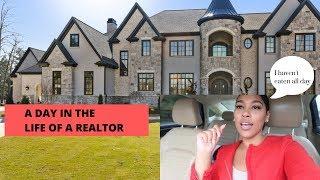 A DAY AS A REALTOR/ DRIVING/NEGOTIATING/ SHOWING PROPERTIES/