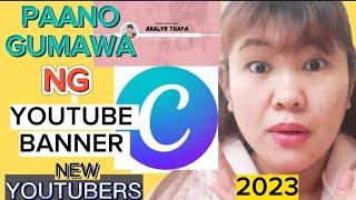 PAANO GUMAWA NG YOUTUBE BANNER/ VERY EASY WAY KUNG PAANO GUMAWA NG YOUTUBE BANNER/ BEGINNERS