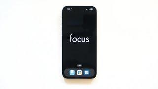 my minimal iPhone setup for productivity and focus