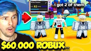 I Spent $60,000 ROBUX To Get The RAREST MYTHICAL FIGHTER In Anime Fighters Simulator!! (Roblox)