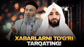 Xabarlarni to'g'ri tarqating! | Ustoz Abdulloh Zufar