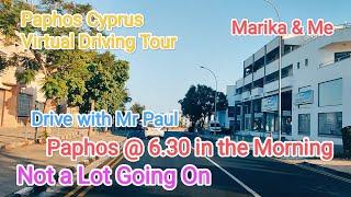 6.30 am driving in Paphos Cyprus