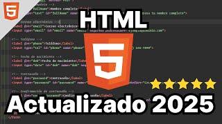 Curso HTML completo desde CERO GRATIS  Para PRINCIPIANTES