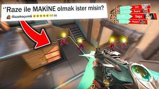 Valorant PRO Radiant KOÇ tuttum ''APTAL RAZE'' gibi davrandım.