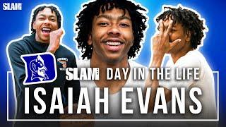 Day In The Life of 5⭐️ Duke Commit Isaiah Evans  | SLAM Day In The Life