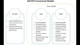 SAP BTP - SAP BTP LICENSING MODELS and ACCOUNTS OVERVIEW (CLASS 5)