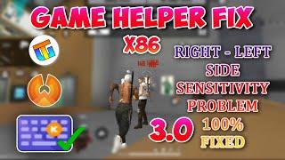 Game Helper 3.0 Right side sensitivity problem fix || Gameheper not working || Tommy Gaming