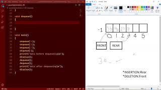 how to implement queue using array | C programming | data-structure