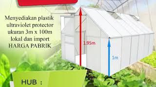 08123.258.4950  - Plastik UV Untuk Greenhouse & Pengeringan