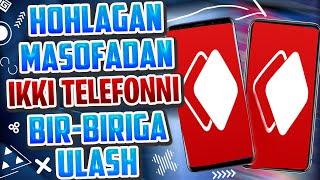  HOHLAGAN MASOFADAN IKKI TELEFONNI BIR-BIRIGA ULASH // ANYDESK ORQALI TELEFONNI ULASH(1-QISM)//