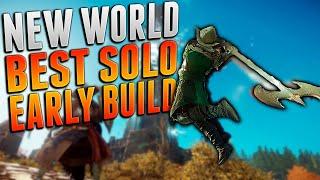 THE MOST OP LEVELING BUILD! New World's Best & Easiest Solo Build! | New World!