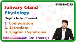 Salivary Gland Physiology: Composition, Secretions, and Sjogren's syndrome : USMLE Step 1