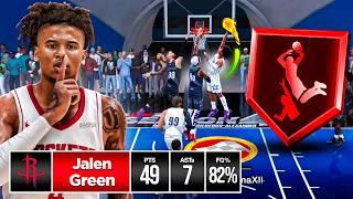 This JALEN GREEN BUILD is a SERIOUS PROBLEM has REC PLAYERS SCARED in NBA 2K25!