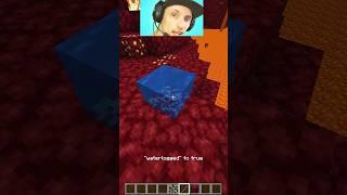 я разлил воду в аду #shorts #shortsminecraft #minecraft