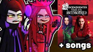 Descendants Parents reacts to their kids + SONGS  🃁️Gacha2 Disney + Descendants 4 Rise Of Red