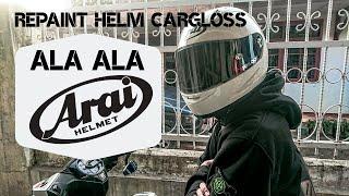 REPAINT HELM CARGLOSS I MODIF ALA ALA ARAI