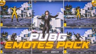 PUBG BGMI EMOTES PACK || DRIVE LINK️ || 4K MYTHIC LOBBY || IKY_SALLU ||