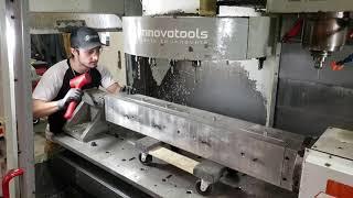 CNC milling setup; 3 vice to tombstone