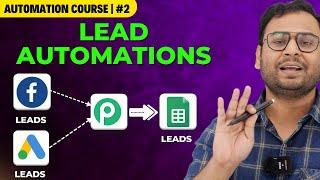 Send Leads Directly from Facebook / Google to Google Sheets using Pabbly | Automation Course