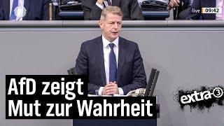 AfD-Mann Karsten Hilse zeigt Mut zur Wahrheit | extra 3 | NDR