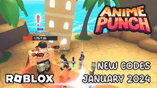 Roblox Anime Punch Simulator New Codes January 2024