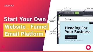 Start Your Own "Do-It-Yourself" Website & Funnel Builder with Email Marketing