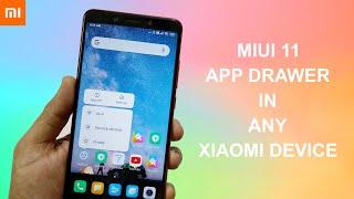 MIUI 11 Enable App Drawer in Any Xioami Device | New Features