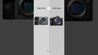 Sony A7SIII vs Sony FX30 Comparison! #camera #video #sony #comparison #fullframe #apsc #fx30 #a7sⅲ